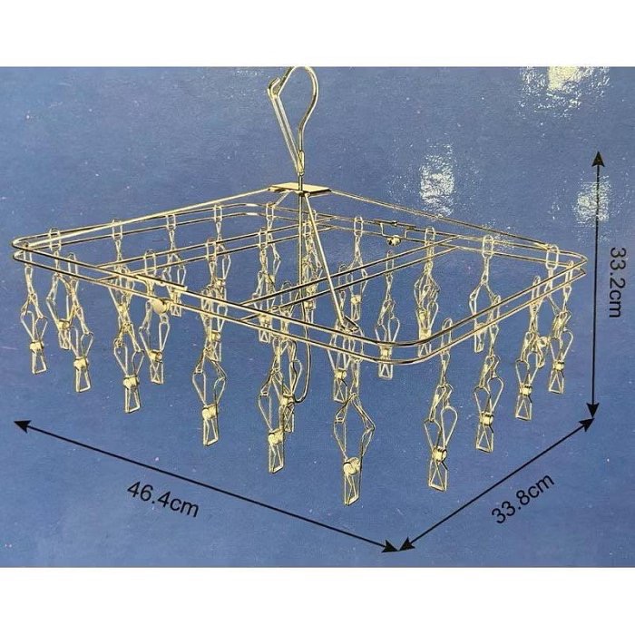 OASISWJ 不鏽鋼曬衣夾2入組 28+28夾(不鏽鋼曬衣夾28夾X2件組)-吉兒好市多COSTCO代購-細節圖3