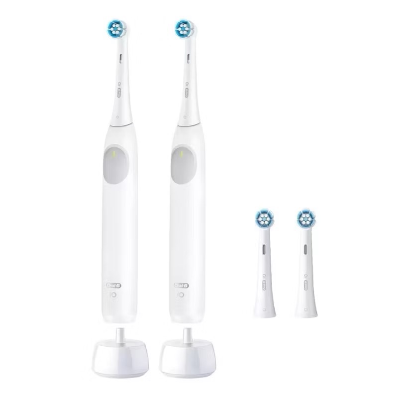 ORAL-B 歐樂B IO GENTLE 微震科技充電式電動牙刷 2握柄+4刷頭-吉兒好市多COSTCO代-細節圖3