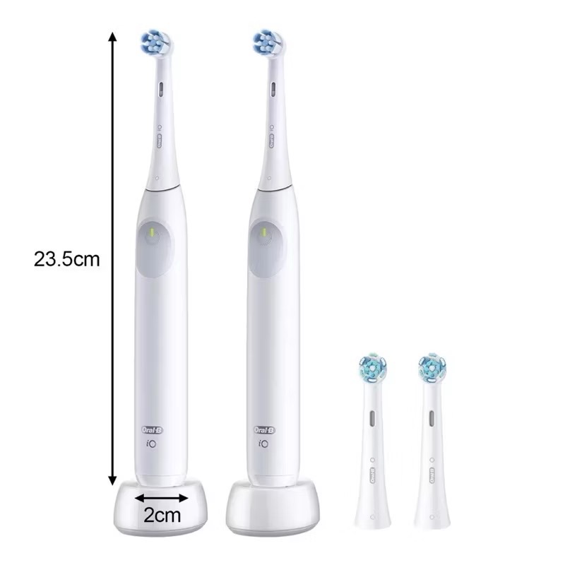 ORAL-B 歐樂B IO GENTLE 微震科技充電式電動牙刷 2握柄+4刷頭-吉兒好市多COSTCO代-細節圖4