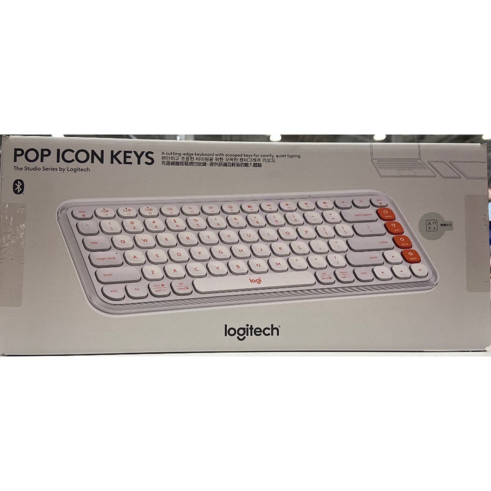 LOGITECH 羅技藍牙無線鍵盤 POP ICON KEYS 三色可選-吉兒好市多COSTCO代購-細節圖6