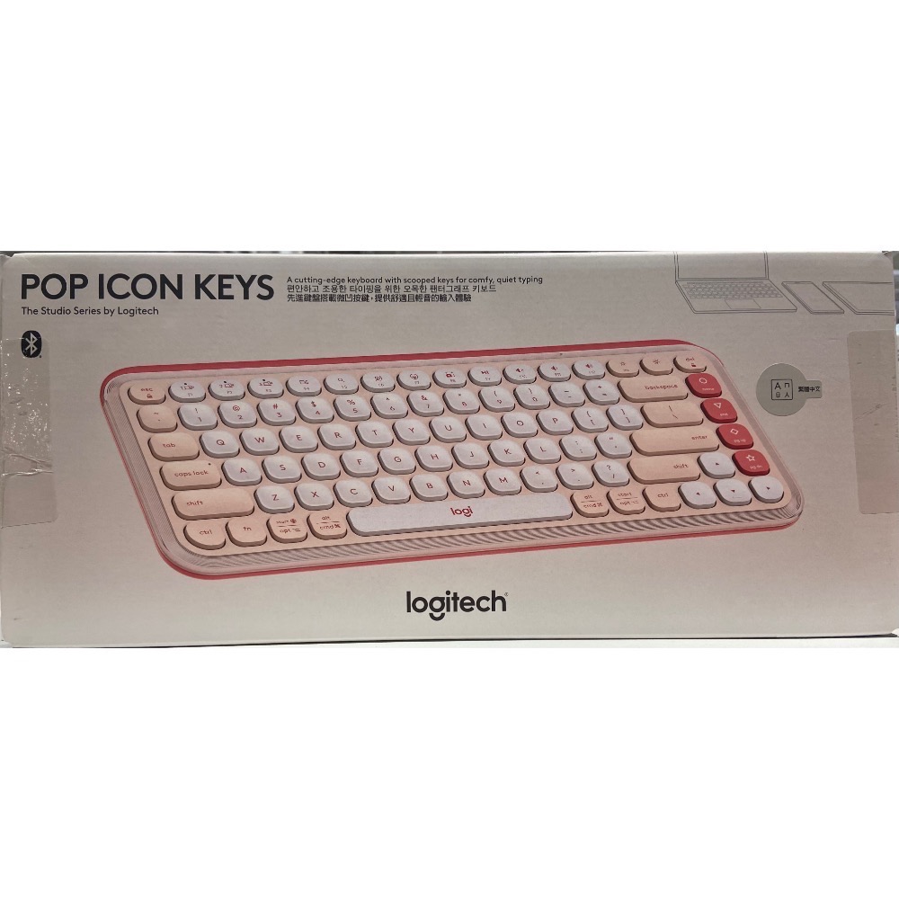 LOGITECH 羅技藍牙無線鍵盤 POP ICON KEYS 三色可選-吉兒好市多COSTCO代購-規格圖11