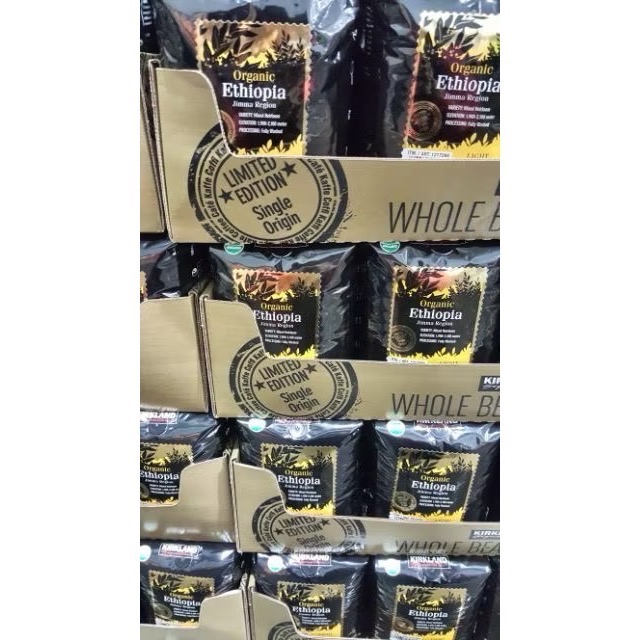Kirkland Signature 科克蘭有機衣索匹亞咖啡豆 每包907公克-吉兒好市多COSTCO代購-細節圖3