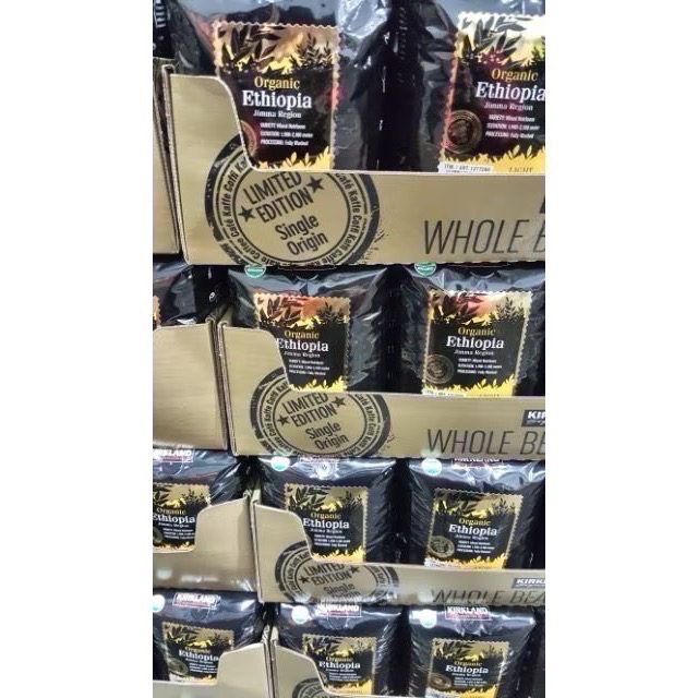 Kirkland Signature科克蘭有機衣索匹亞咖啡豆 每包907公克-吉兒好市多COSTCO代購-細節圖3