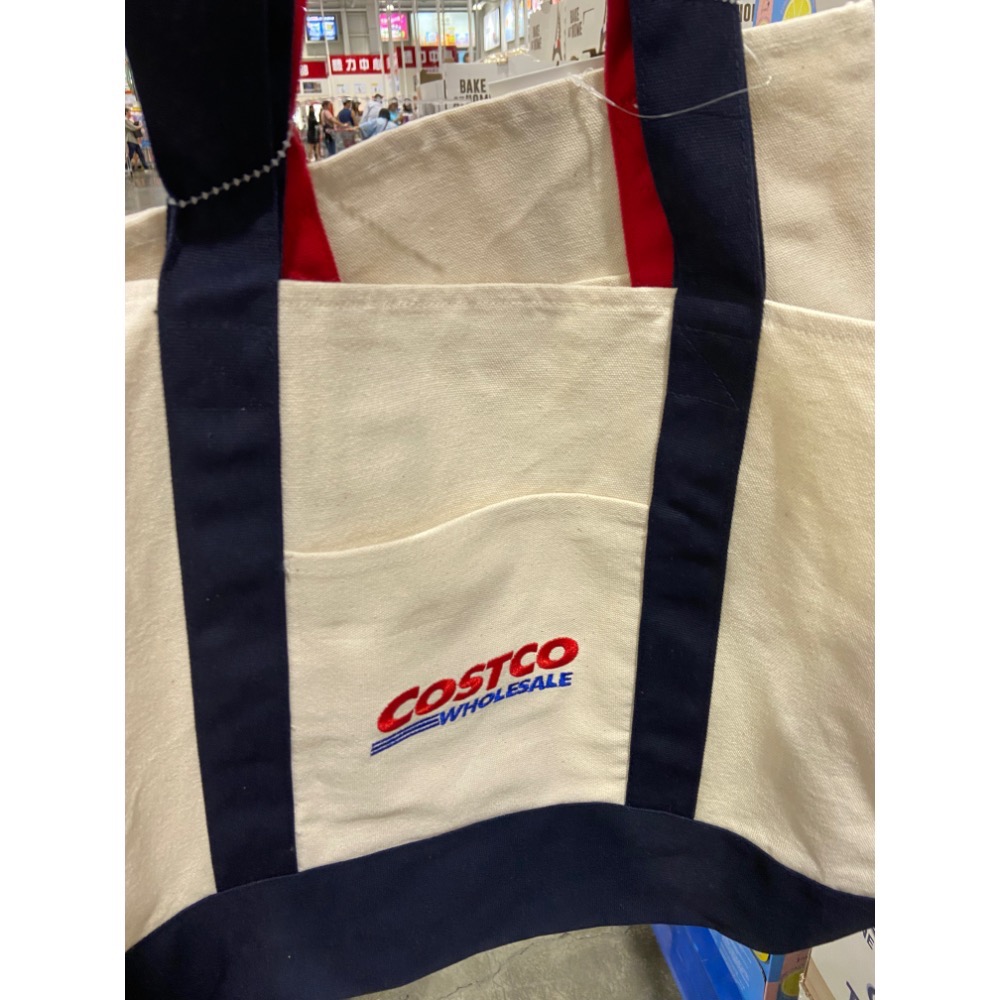 COSTCO 好市多棉質購物袋 大袋+小袋/組-吉兒好市多COSTCO代購-細節圖2