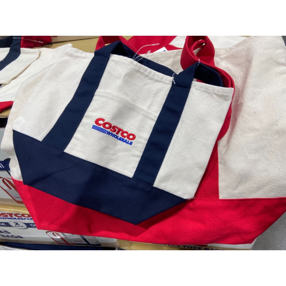COSTCO 好市多棉質購物袋 大袋+小袋/組-吉兒好市多COSTCO代購-細節圖10