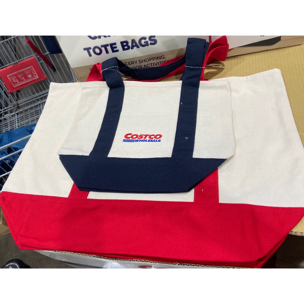 COSTCO 好市多棉質購物袋 大袋+小袋/組-吉兒好市多COSTCO代購-規格圖11