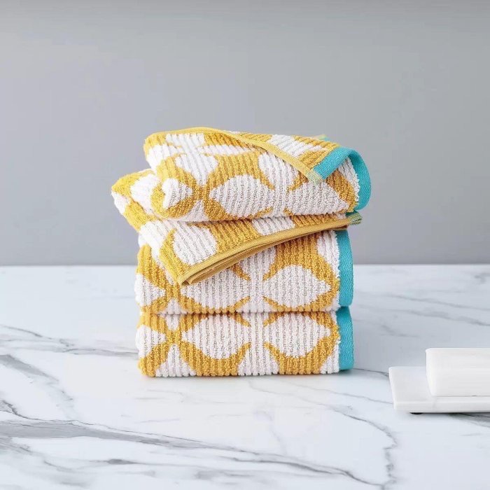 🎉現貨特價！WELHOME 色織緹花純棉毛巾3入組 尺寸:40X76公分-吉兒好市多COSTCO代購-細節圖4