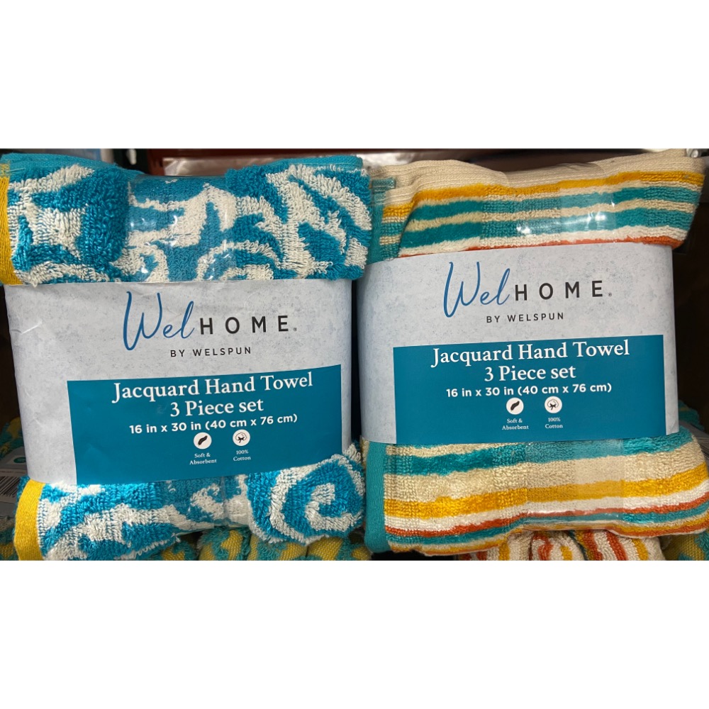 🎉現貨特價！WELHOME 色織緹花純棉毛巾3入組 尺寸:40X76公分-吉兒好市多COSTCO代購-細節圖11