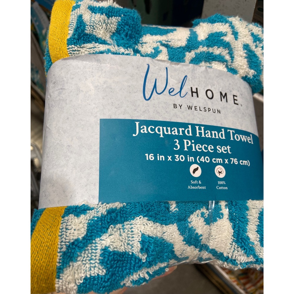 🎉現貨特價！WELHOME 色織緹花純棉毛巾3入組 尺寸:40X76公分-吉兒好市多COSTCO代購-規格圖11