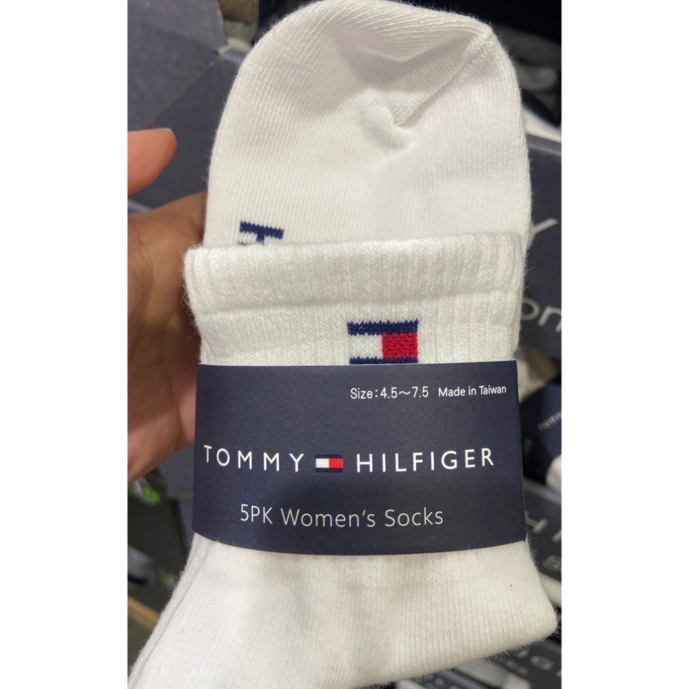 🎉現貨特價！TOMMY HILFIGER 女中筒襪五入組 單一尺寸 三種顏色組合可選-吉兒好市多COSTCO代購-細節圖3