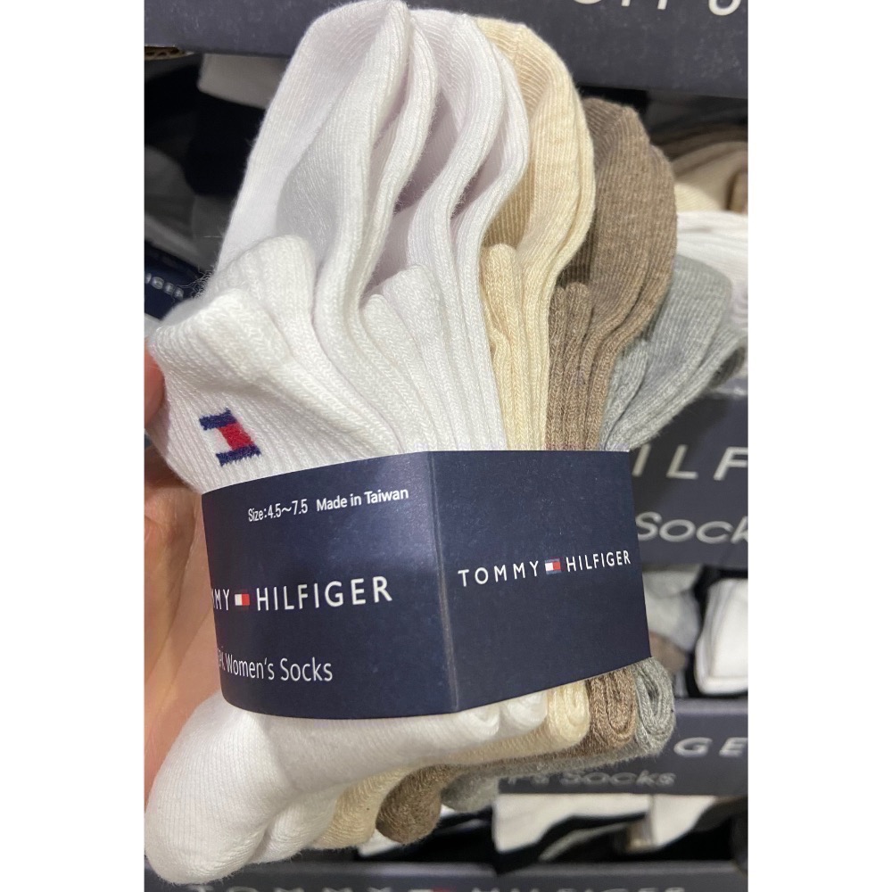 🎉現貨特價！TOMMY HILFIGER 女中筒襪五入組 單一尺寸 三種顏色組合可選-吉兒好市多COSTCO代購-細節圖4