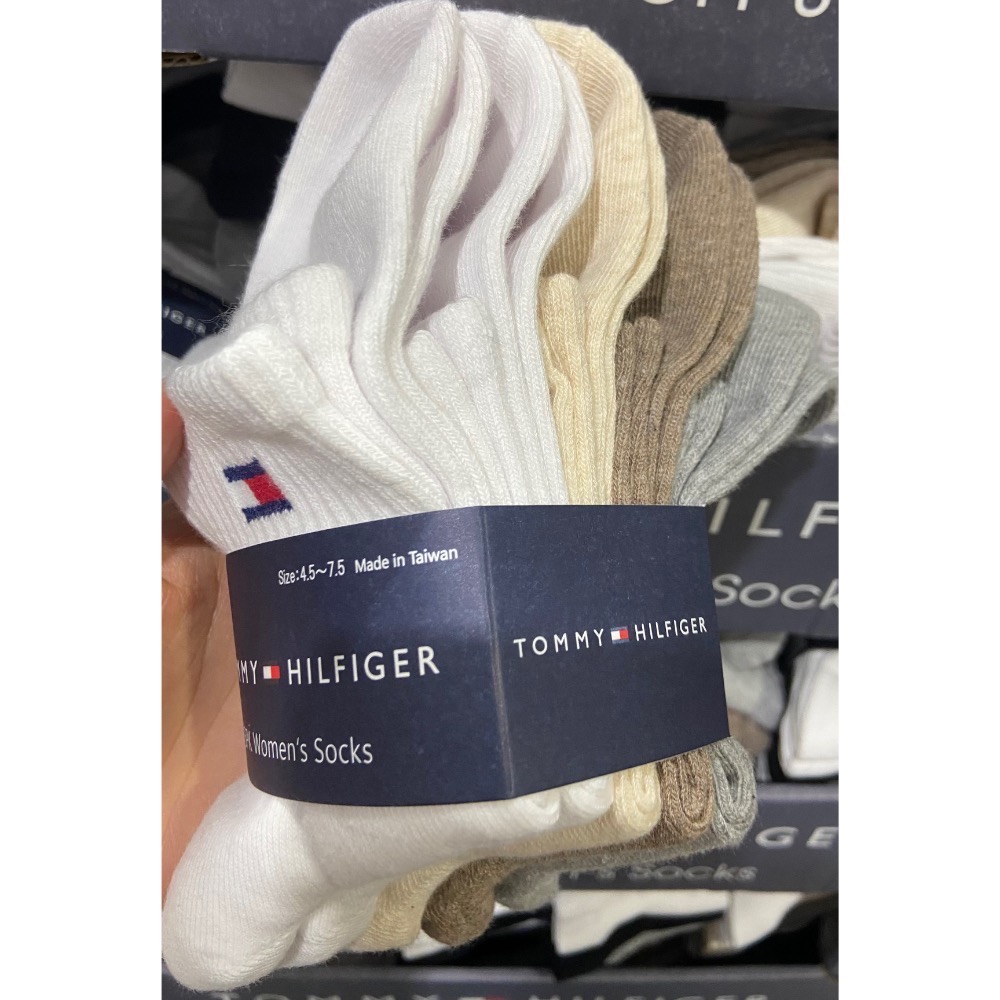 🎉現貨特價！TOMMY HILFIGER 女中筒襪五入組 單一尺寸 二種顏色組合可選-吉兒好市多COSTCO代購-規格圖8