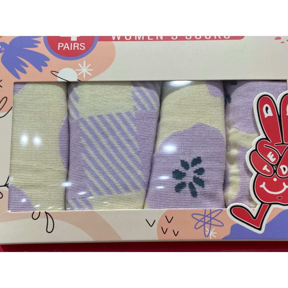 TED BAKER女中筒襪四入組 單一尺寸-吉兒好市多COSTCO代購-細節圖5