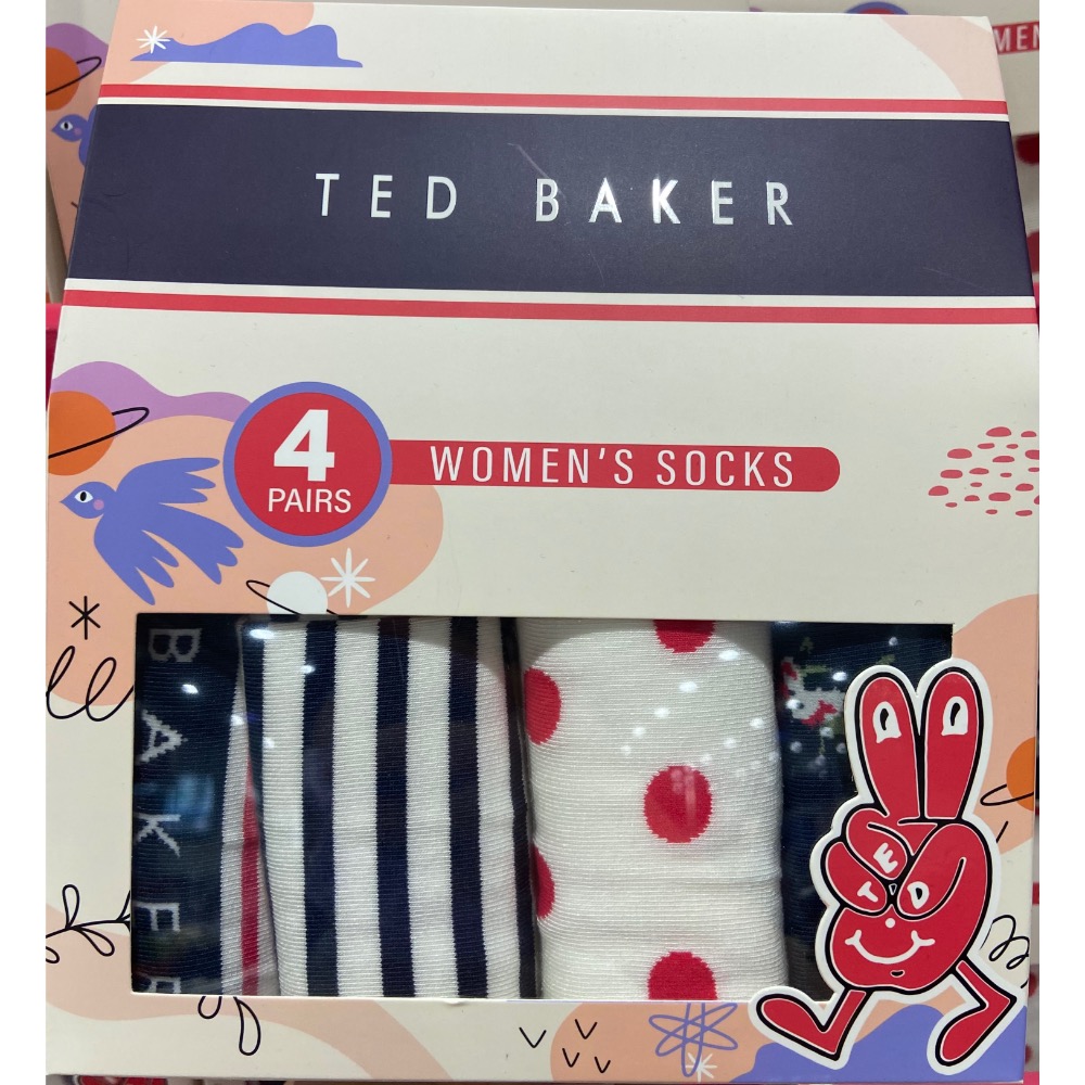 TED BAKER女中筒襪四入組 單一尺寸-吉兒好市多COSTCO代購-規格圖11