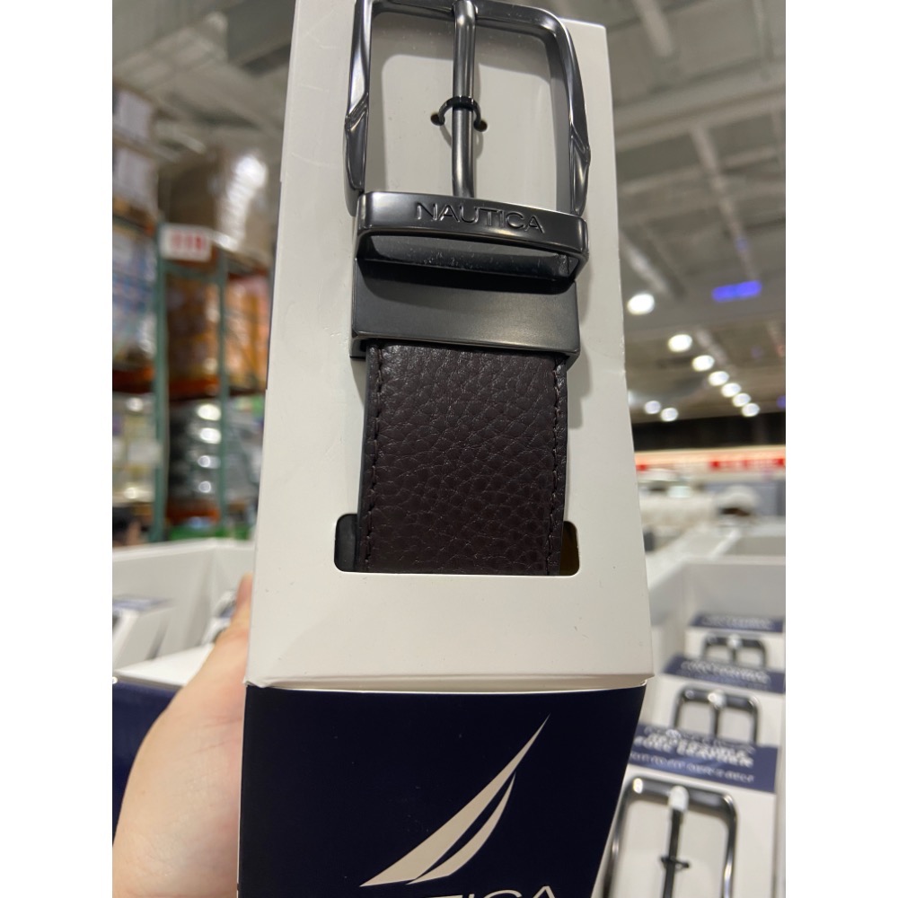 🎉現貨特價！NAUTICA 男真皮可翻轉皮帶 腰圍32-42吋(二色可選:黑/咖)-吉兒好市多COSTCO代購-細節圖6