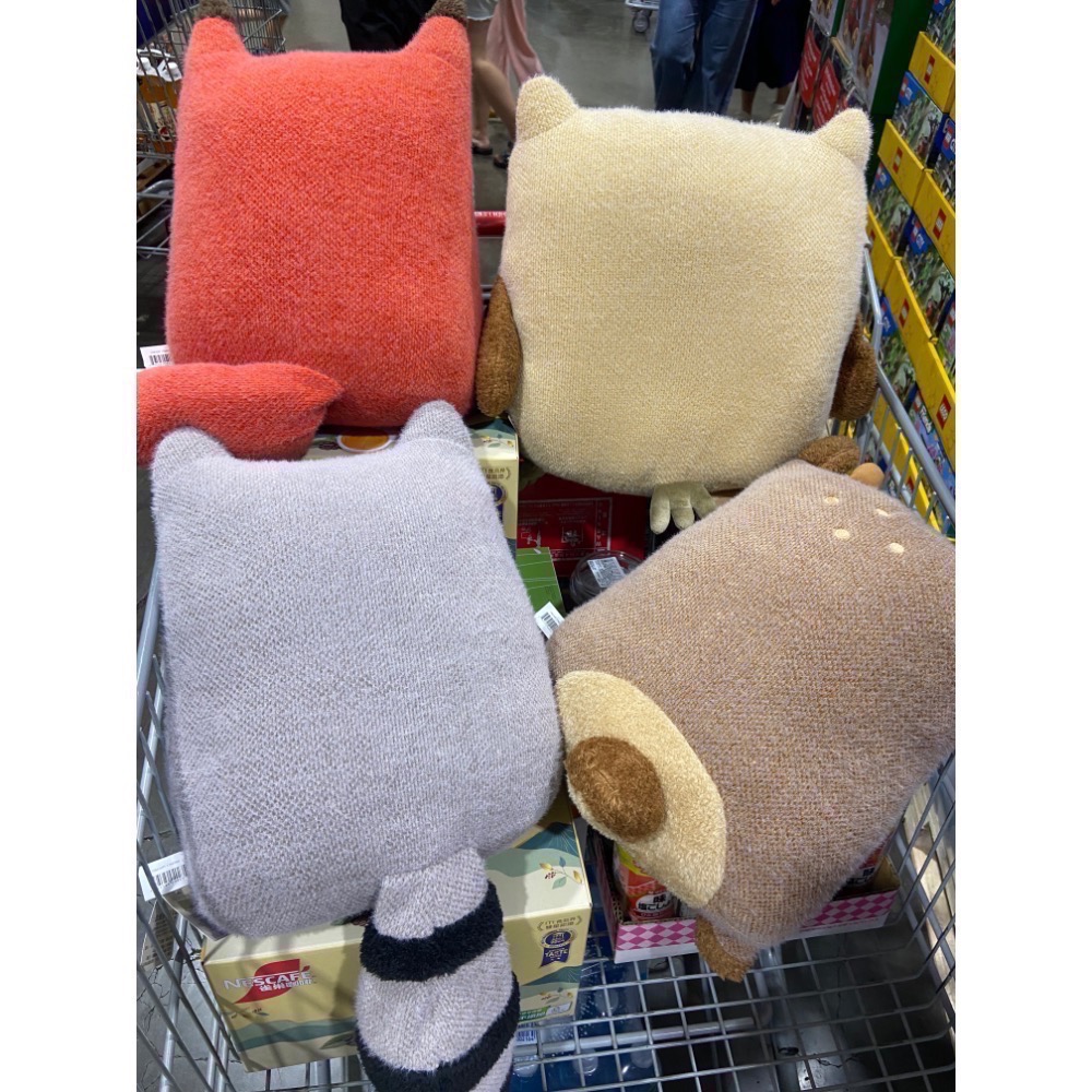 森林動物絨毛玩偶 4款可選:貓頭鷹/狐狸/浣熊/小鹿-吉兒好市多COSTCO代購-細節圖2