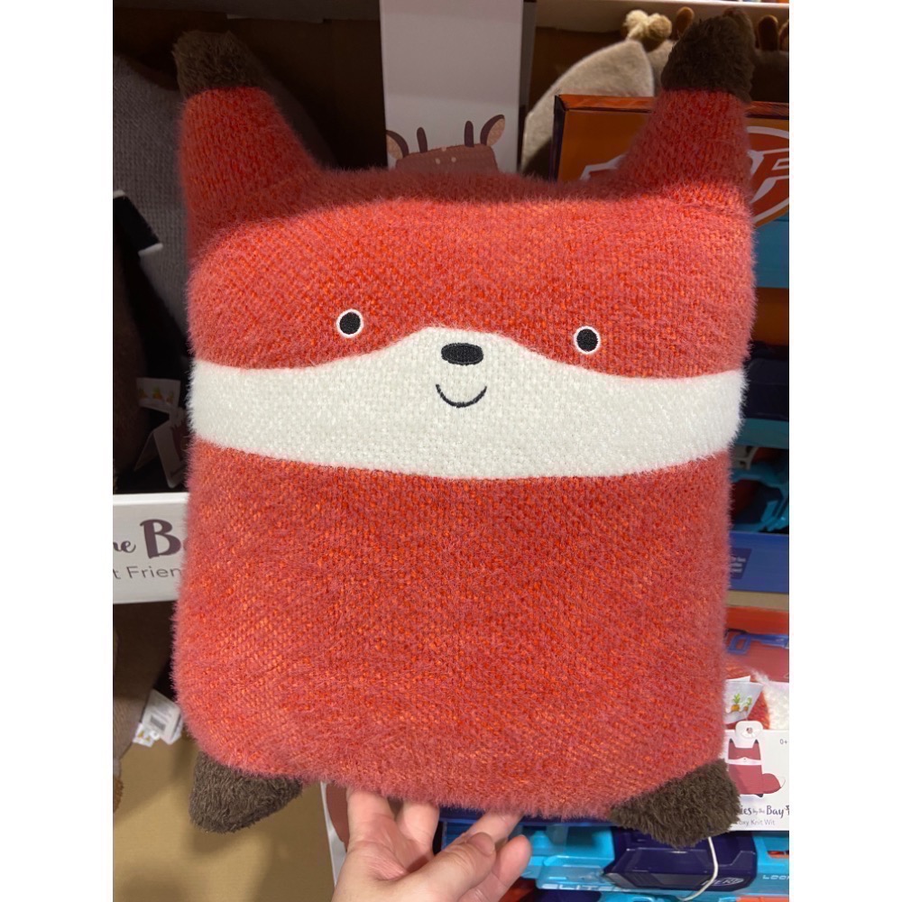 森林動物絨毛玩偶 4款可選:貓頭鷹/狐狸/浣熊/小鹿-吉兒好市多COSTCO代購-細節圖5