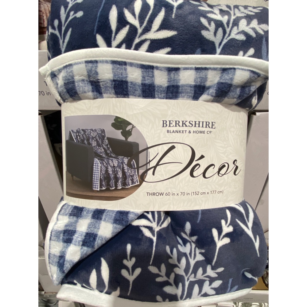 BERKSHIRE 雙面印花柔軟舒適毯 尺寸:152X177公分-吉兒好市多COSTCO代購-細節圖4