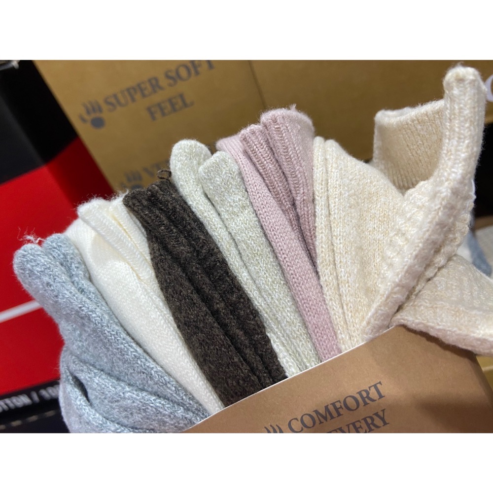 BEARPAW 女中筒襪六入組 尺寸:22~25公分-吉兒好市多COSTCO代購-細節圖7
