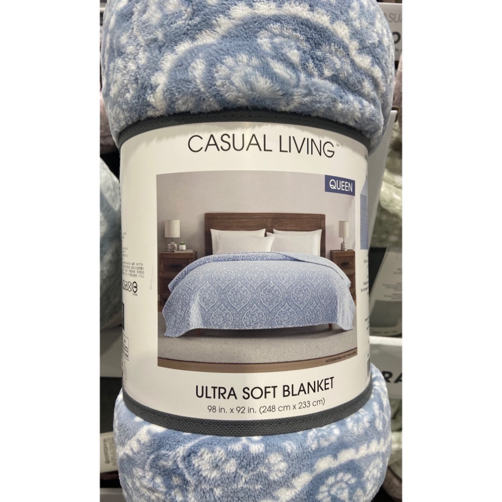 🎉現貨特價！CASUAL LIVING 雙人舒適毯 尺寸約:233X248公分-吉兒好市多COSTCO代購-細節圖7