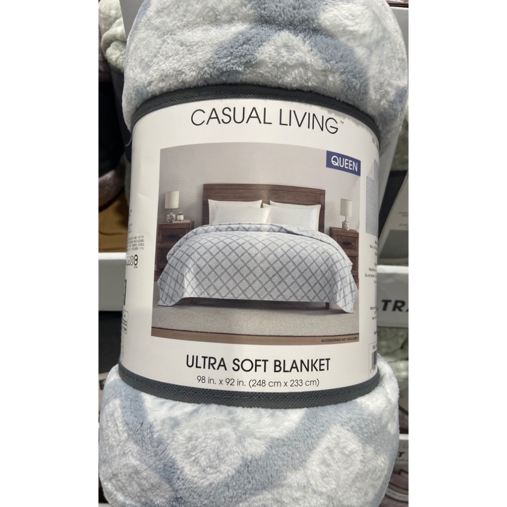 🎉現貨特價！CASUAL LIVING 雙人舒適毯 尺寸約:233X248公分-吉兒好市多COSTCO代購-細節圖9
