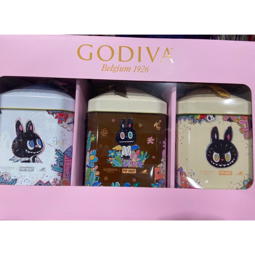GODIVA x LABUBU 經典大師含餡巧克力三入組-吉兒好市多COSTCO代購-細節圖2