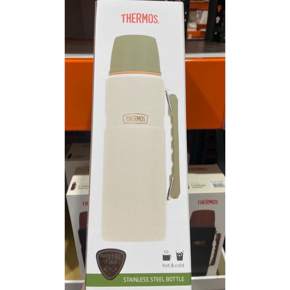 🎉現貨特價！THERMOS 膳魔師不鏽鋼真空保溫壺 不鏽鋼真空保溫瓶 容量約1.2公升-吉兒好市多COSTCO代購-細節圖2