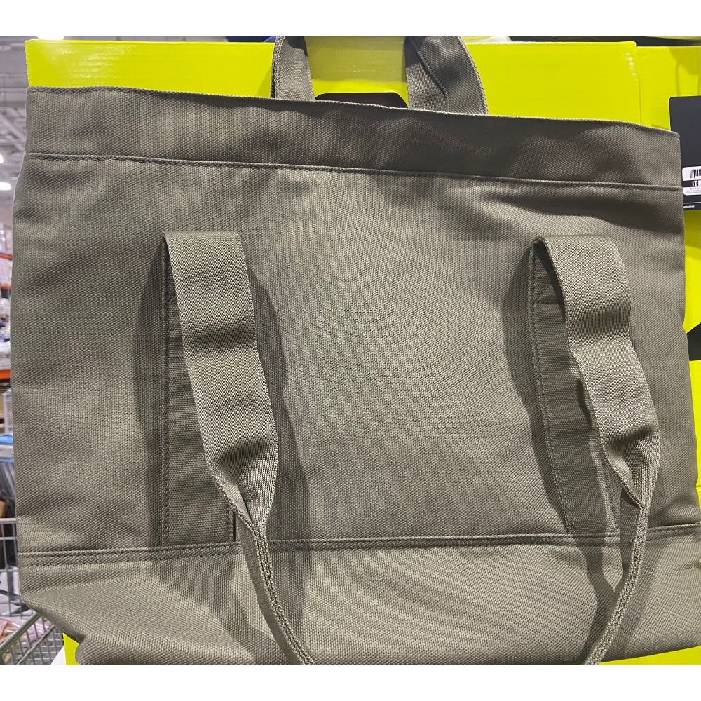 ADIDAS 愛迪達帆布托特包 單一尺寸 三色可選:綠/藍/白-吉兒好市多COSTCO代購-細節圖4