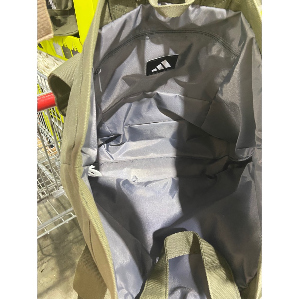 ADIDAS 愛迪達帆布托特包 單一尺寸 三色可選:綠/藍/白-吉兒好市多COSTCO代購-細節圖5