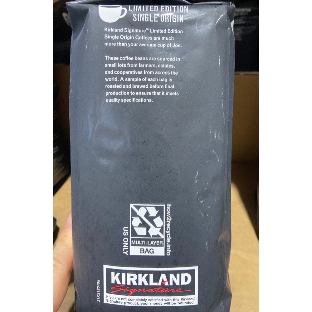 Kirkland Signature科克蘭有機秘魯咖啡豆 每包907公克-吉兒好市多COSTCO代購-細節圖3