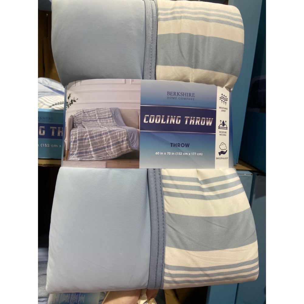 🎉現貨特價！BERKSHIRE 涼感蓋毯 涼感被 尺寸約:152X177公分-吉兒好市多COSTCO代購-規格圖11