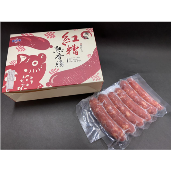 馬祖紅糟熟香腸 一包6入 真空包裝 加熱即食-規格圖1
