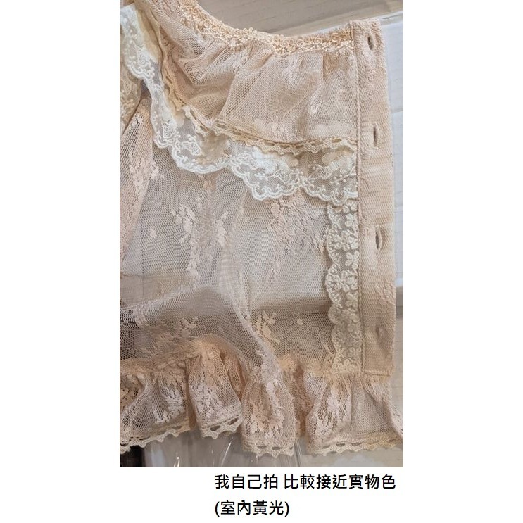 圓點點 玫瑰之詩 蕾絲姬袖百搭罩衫-細節圖5