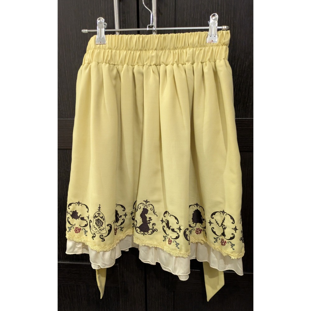 axes femme 美女與野獸 聯名SK  黃  F-細節圖3