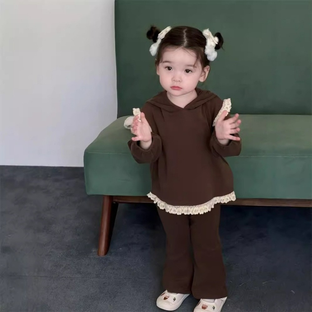 NOZI 寶寶春秋季連帽衛衣花邊套裝-細節圖3