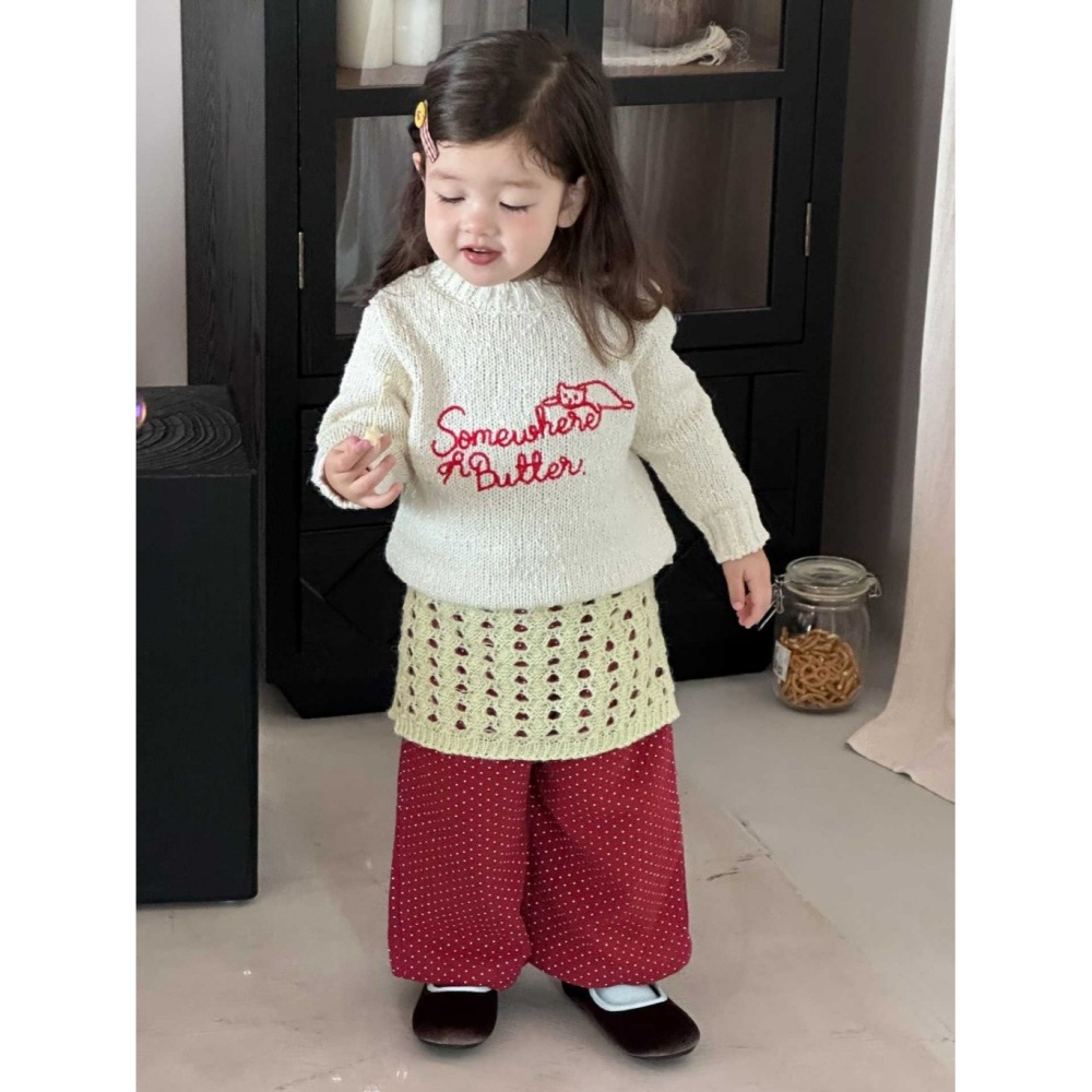 NOZI 寶寶春秋季字母毛衣/波點長褲-細節圖5