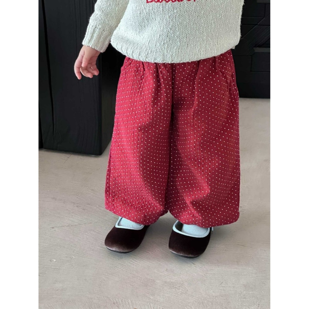 NOZI 寶寶春秋季字母毛衣/波點長褲-細節圖6