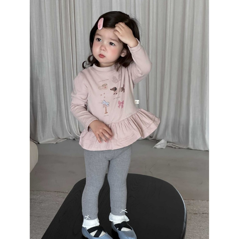 NOZI 寶寶春秋季拼接上衣/打底褲-細節圖3