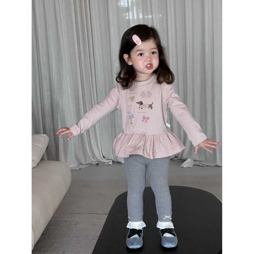 NOZI 寶寶春秋季拼接上衣/打底褲-細節圖4