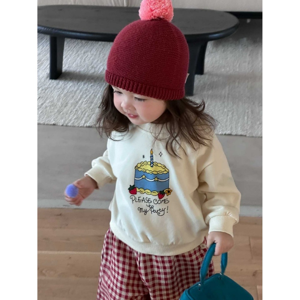 NOZI 寶寶春秋季蛋糕長袖衛衣/格子褲-規格圖5