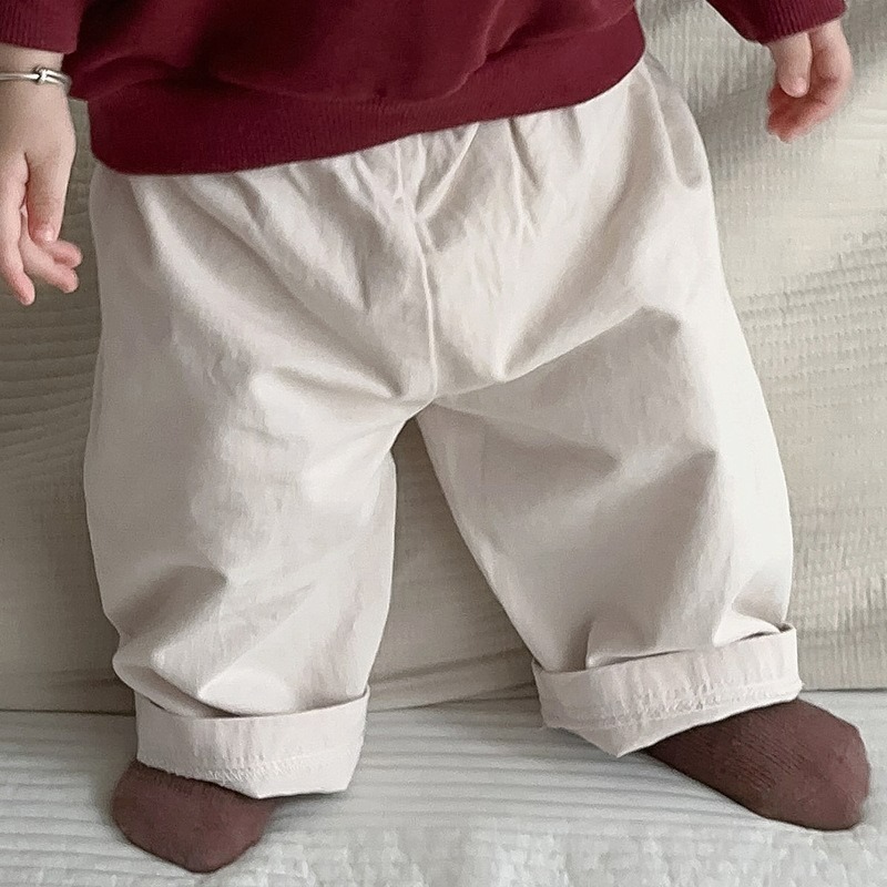 NOZI 寶寶春秋季字母圓領長袖衛衣/純色休閒褲-規格圖8