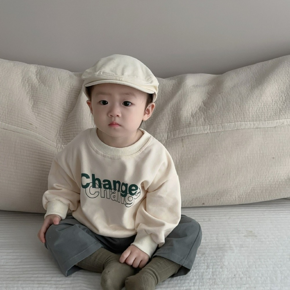 NOZI 寶寶春秋季字母圓領長袖衛衣/純色休閒褲-規格圖8