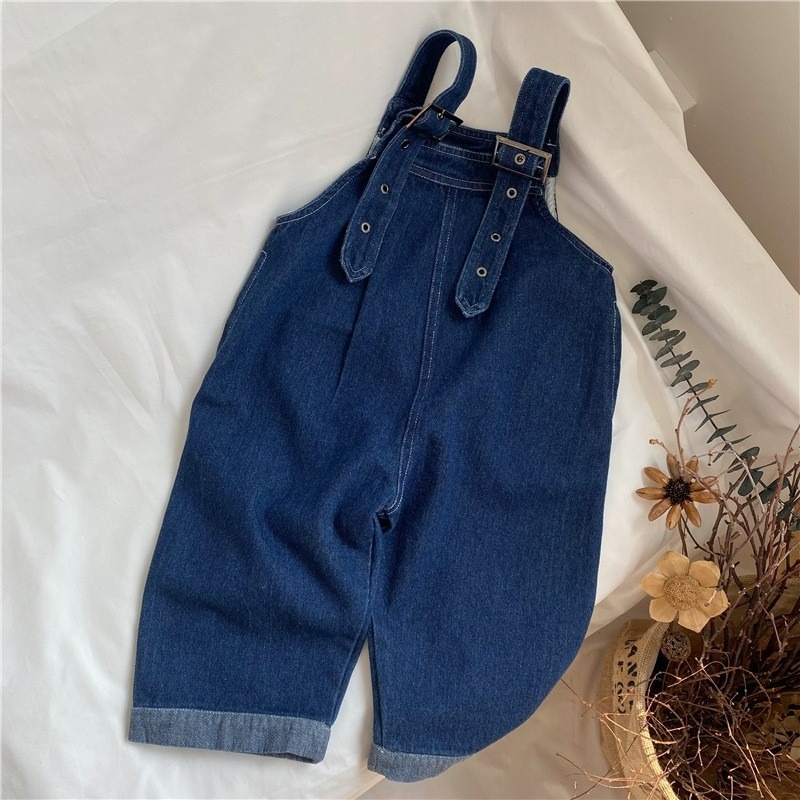 GL-kids 兒童軟牛仔工裝連體吊帶褲-細節圖5