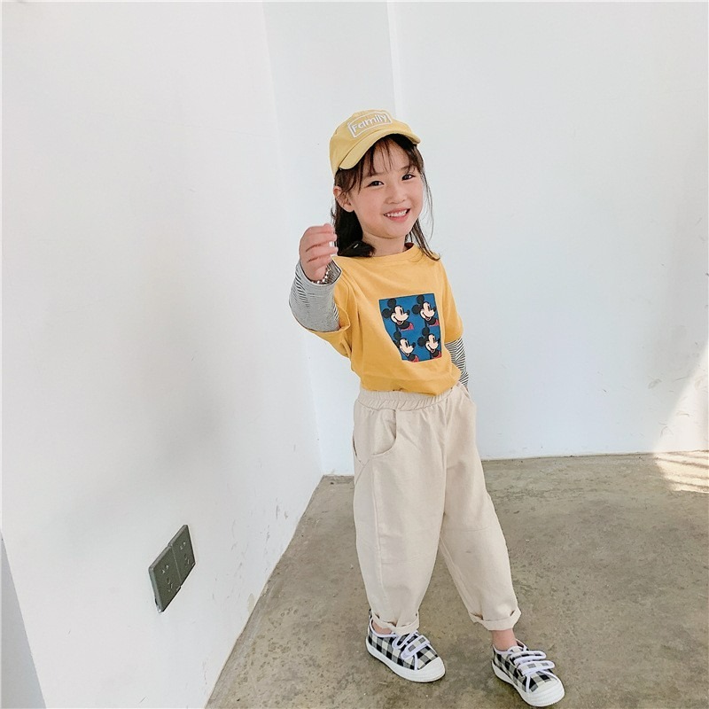 GL-kids 兒童全棉工裝休閒長褲-細節圖5