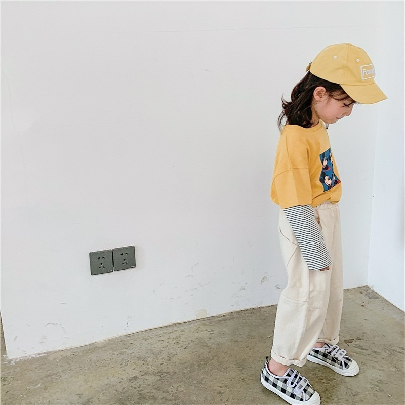 GL-kids 兒童全棉工裝休閒長褲-細節圖6