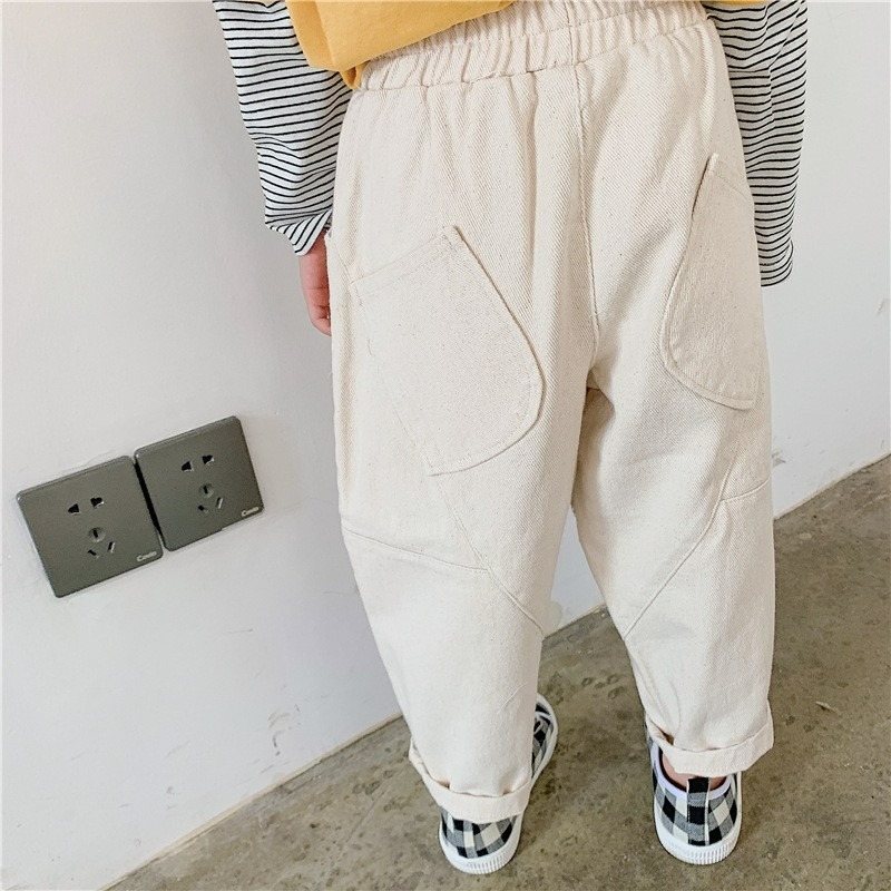 GL-kids 兒童全棉工裝休閒長褲-細節圖7