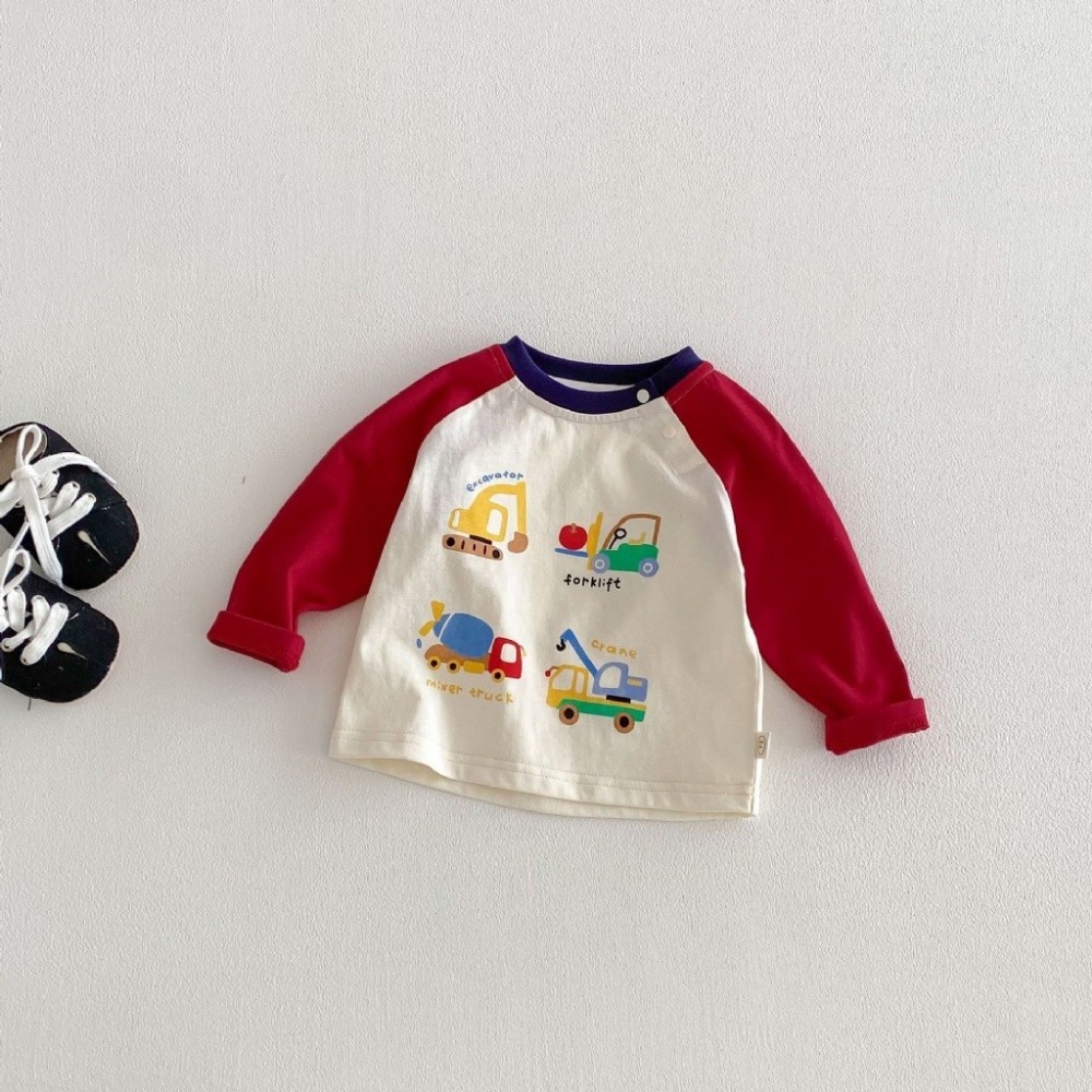 寶寶韓版工程車冒險拼袖卡通系列-規格圖11