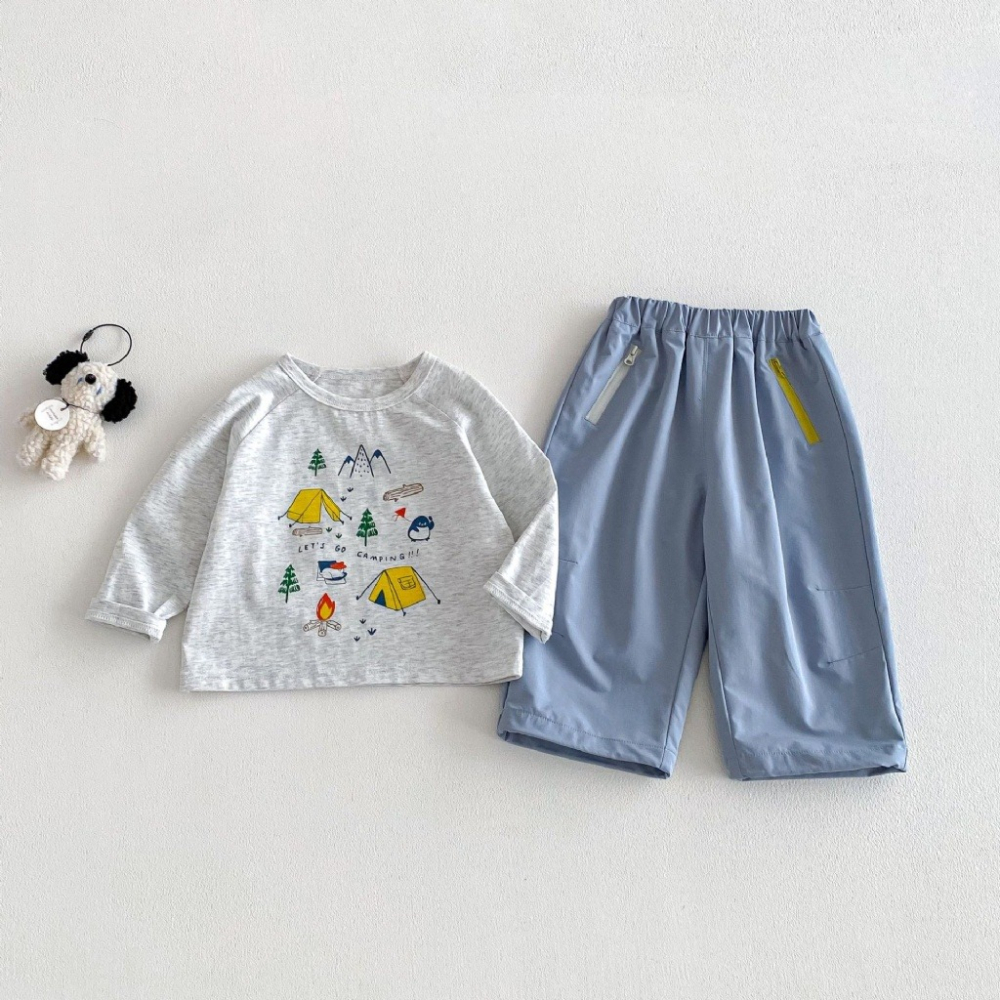 寶寶韓版輕奢戶外滿版印花系列-細節圖2