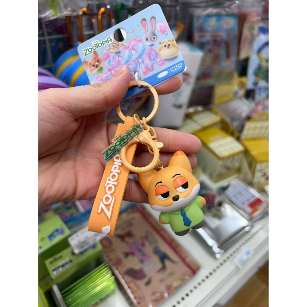 0228日本連線-迪士尼《動物方城市》正版授權 鑰匙圈-規格圖5