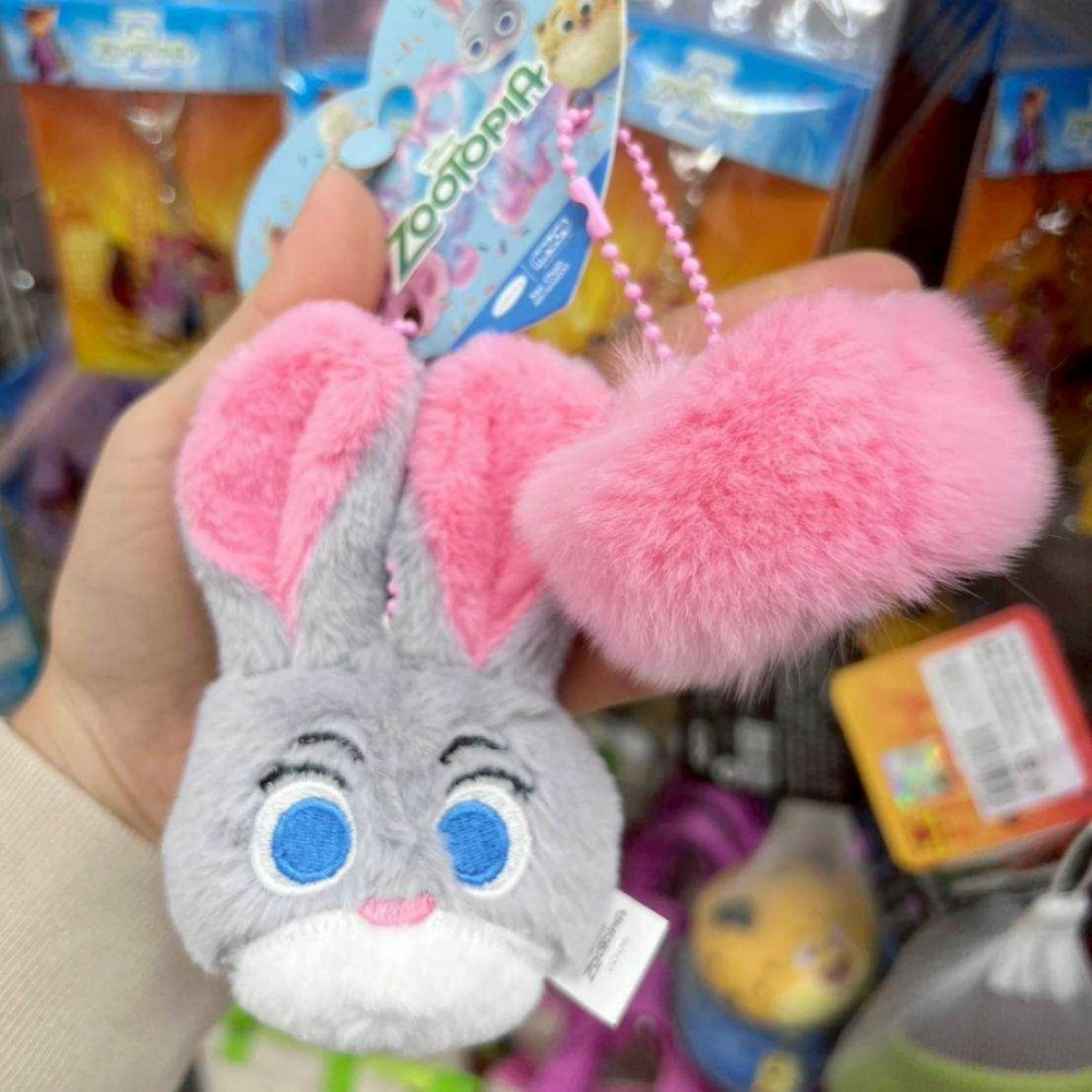 0228日本連線-迪士尼《動物方城市》毛絨大頭吊飾-細節圖2